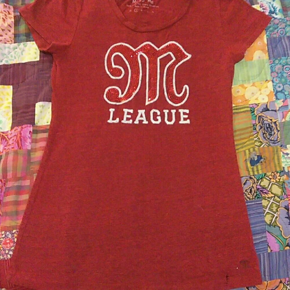 Miss Me sequined tshirt